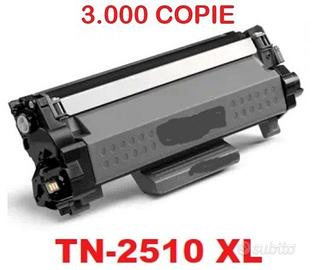 Brother toner TN-2510XL alta capacità 3.000 pagine