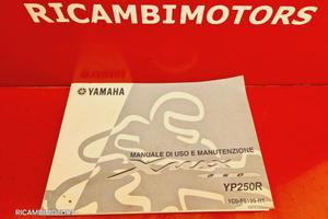 MANUALE USO MANUTENZIONE YAMAHA XMAX