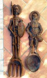 Decorazione forchetta cucchiaio artigianato Spagna
