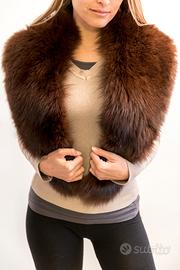Splendido collo in pelliccia di visone