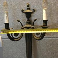 N.2 applique in ottone brunito