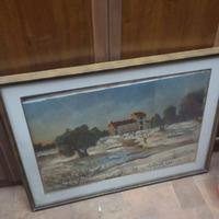 quadro antico olio su tela