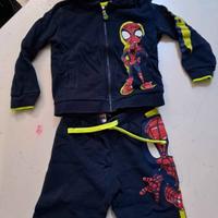 tuta bambino spiderman 18/24