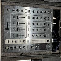 Cdj 400 pioneer  mixer djm 700 completa di flycase