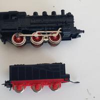 Lima trenini H0 locomotiva con tender. Funzionante