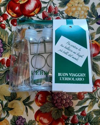 contenitori da viaggio per cosmetici L'erbolario 