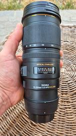Obiettivo Sigma 70-200mm f2.8 APO EX DG OS