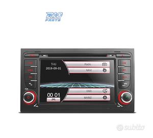 NAVIGATORE RADIO 7" PER AUDI A4 B6 B7 00-07 USB G