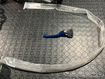 Cavo frizione e leva antirottuta in ergal blu YZF