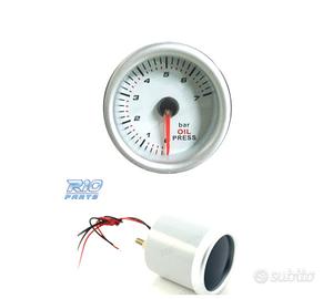 OROLOGIO PRESSIONE OLIO FONDO BIANCO ILLUMINATO