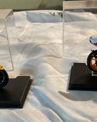Modellino moto Valentino Rossi e Michael Doohan