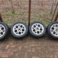 4 cerchi lega Alfa Romeo Gtv 164 vintage