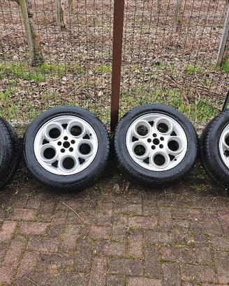 4 cerchi lega Alfa Romeo Gtv 164 vintage