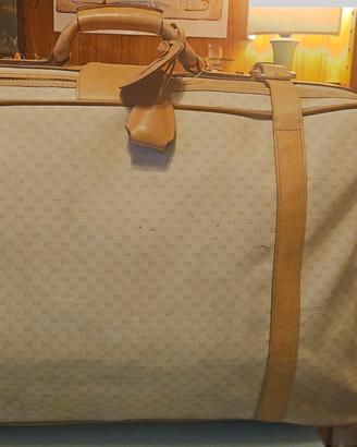 Valigia Gucci anni 80 canvas beige 