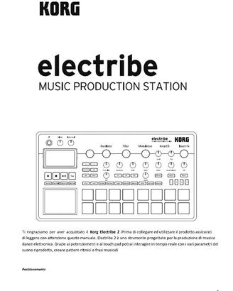 Guida utente Korg Electribe 2