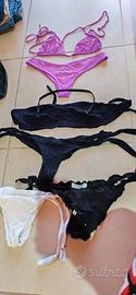 set biniki e due slip 