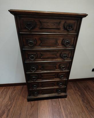 Cassettiera in legno 
