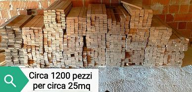 25 m² parchetti rovere spessore 25mm