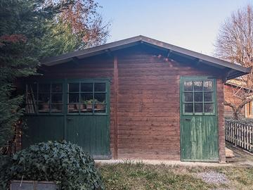 Garage casetta in legno