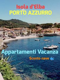 Isola d'Elba Porto Azzurro appartamenti con giard
