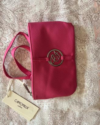 Borsa a tracolla fucsia Camomilla Milano