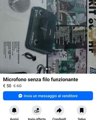 Microfono senza filo BST
