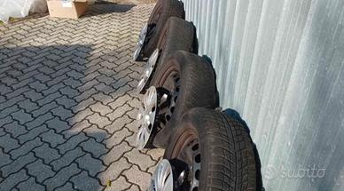 Gomme invernali usate + cerchi acciaio