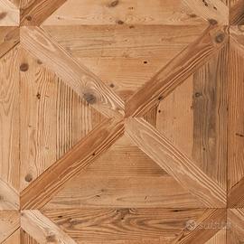 Pavimenti quadrotte legno antico rovere e abete