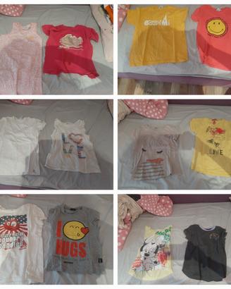 magliette , vestitino , copri costume  10 anni