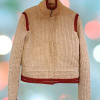 Giacca da donna in trapunta color panna - Fay