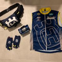 Gilet guanti marsupio cross enduro