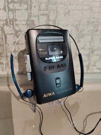 Aiwa HS T100A Walkman Vintage Radio Cassette 1980
