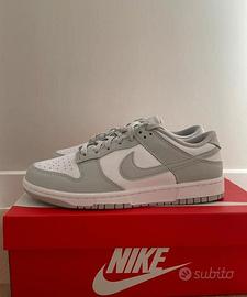 Nike Dunk Low Grigio e Bianco 43 Nuove