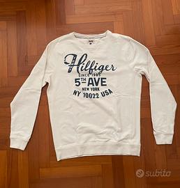Felpa Girocollo Tommy Hilfiger  Bianca - L