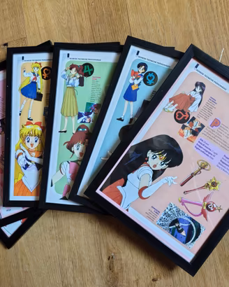 Sailor Moon Set 6 Quadretti da Esposizione