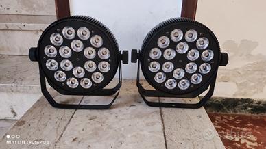 Par LED RBGW e Laser RGB Show