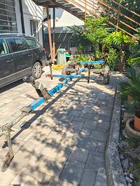 carrello barca da cantiere 