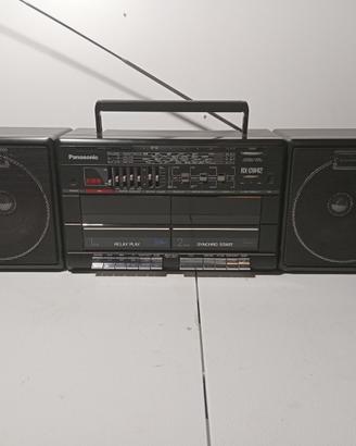 PANASONIC RX-CW42 RADIO CASSETTE RECORDER XBS BOOM
