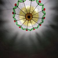 Plafoniere e Piantana in vetro di Murano Poliarte