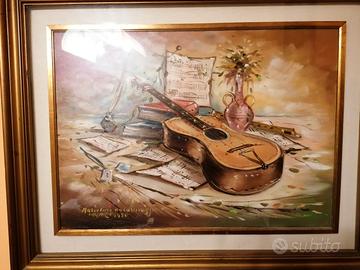 Quadro olio MARIOLINO DA CARAVAGGIO 