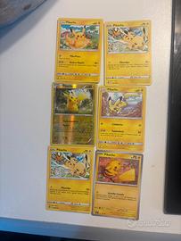 Carte pikachu tra queste la brillante e’ rara