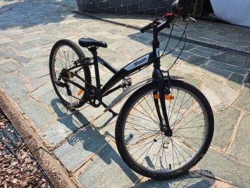 bicicletta btwin ragazzo ragazza 24 pollici nero