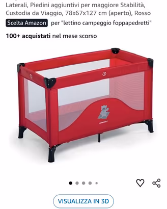 Lettino campeggio+ materasso