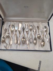 servizio dolce completo argento anni 70