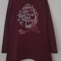 Maglia Nuova rossa con strass 14 anni 