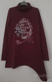 Maglia Nuova rossa con strass 14 anni 