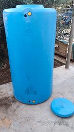 Recipiente a cilindro da 500 litri,piccola perdita