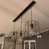 Lampadario 3 luci stile  contemporaneo