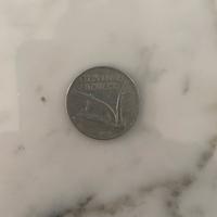 2 monete 10 lire anno 1955