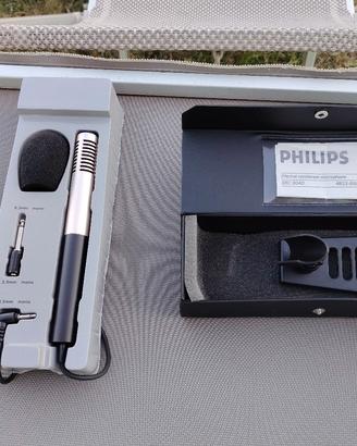 Philips sbc  3040 microfono electret vintage 